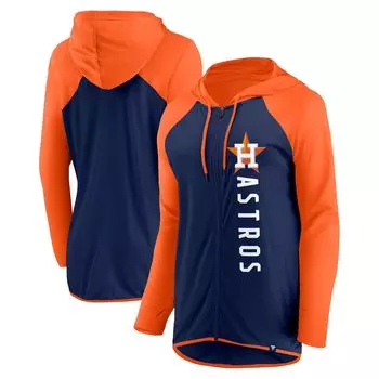 Женская куртка с капюшоном на молнии во всю длину с фирменным логотипом Fanatics Houston Astros Forever Fan Fanatics