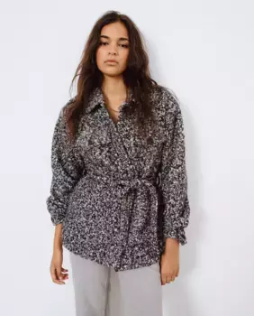 Женская куртка с карманами Vila, темно-серый