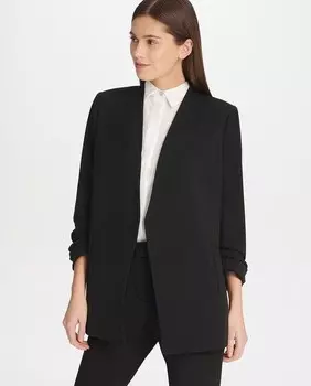 Женская куртка с круглым вырезом и длинными рукавами Dkny, черный