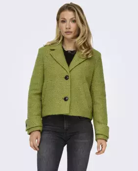 Женская куртка с пуговицами спереди Only, зеленый