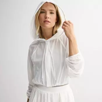 Женская куртка с сетчатыми вставками Flx, белый