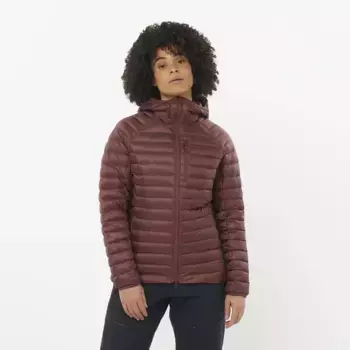 Женская куртка Salomon Elixir Micro Down, коричневый
