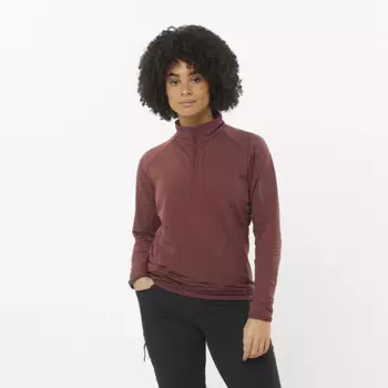 Женская куртка Salomon Essential Lightwarm, коричневый
