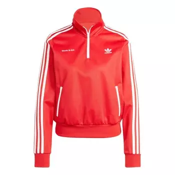 Женская куртка SPORTY & RICH Collaboration, красная Adidas Originals