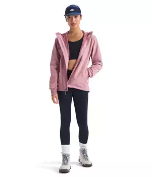 Женская куртка The North Face Shelbe Raschel с молнией во всю длину и капюшоном, цвет Mauve