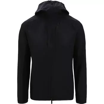 Женская куртка-ветровка из материала Shell+ из хлопка Icebreaker, черный