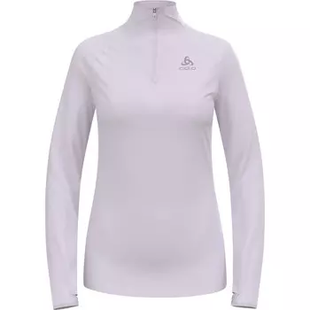 Женская куртка X-Alp Ceramiwarm с половиной молнии и длинным рукавом Odlo, фиолетовый