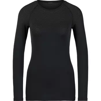 Женская легкая эко-спортивная одежда с длинным рукавом Odlo, черный