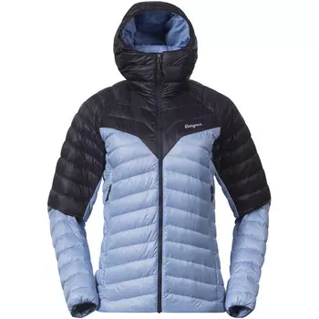 Женская легкая пуховая куртка с капюшоном Tind Bergans, синий