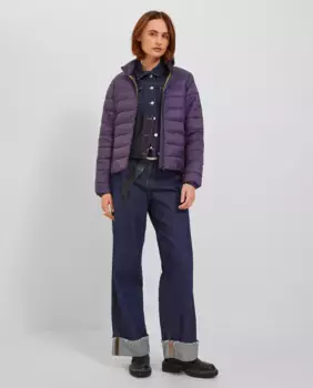 Женская легкая пуховик Jack & Jones, фиолетовый