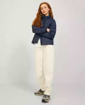 Женская легкая пуховик Jack & Jones, темно-синий
