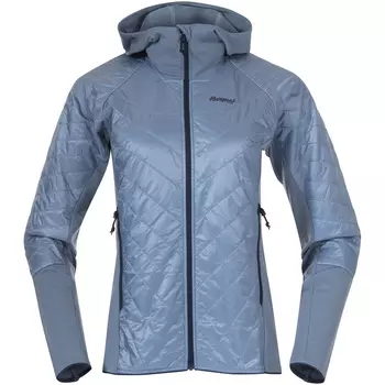 Женская легкая утепленная гибридная куртка Cecilie Bergans, синий