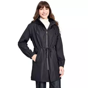 Женская легкая ветровка с капюшоном Anorak Nine West, черный