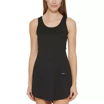 Женская летняя пляжная одежда. DKNY Swimwear, черный