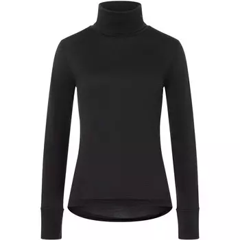 Женская лыжная куртка с высоким воротником и длинным рукавом Super.Natural, черный