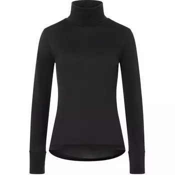 Женская лыжная куртка с высоким воротником и длинным рукавом Super.Natural, черный