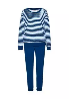 Женская махровая пижама Dreams с эластичной резинкой на талии Vivance dreams, цвет 28319 Royalblue