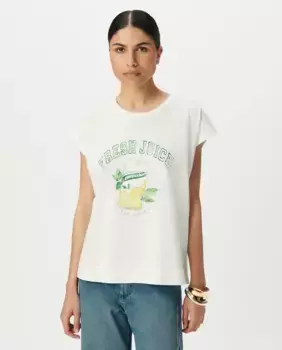 Женская майка без рукавов с круглым вырезом IKKS, цвет Crudo