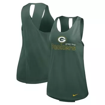 Женская майка больших размеров Nike Green Green Bay Packers Performance, цвет Pkr Green