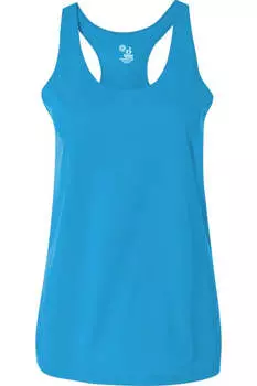 Женская майка-борцовка Badger B-Core, цвет electric blue