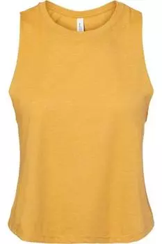 Женская майка-борцовка BELLA + CANVAS, цвет heather mustard