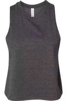 Женская майка-борцовка BELLA + CANVAS, темно-серый