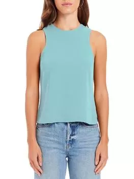Женская майка-борцовка без рукавов Aqua, светло-голубой