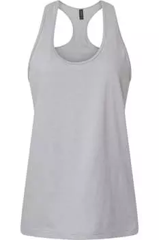 Женская майка-борцовка Gildan Softstyle CVC, цвет cement