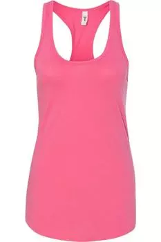 Женская майка-борцовка Next Level Ideal, розовый