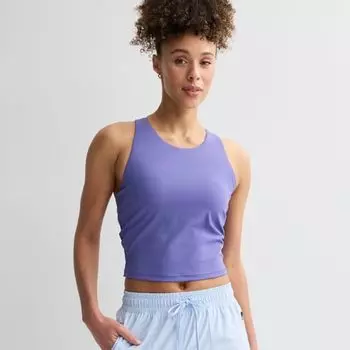 Женская майка-борцовка от солнца Tek Gear, цвет peyton purple