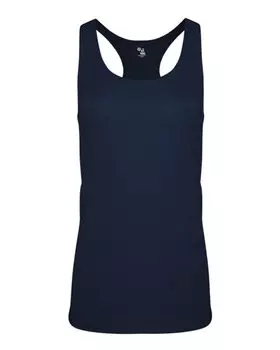 Женская майка-борцовка Triblend Badger, цвет navy heather