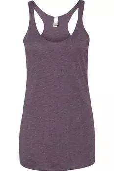 Женская майка-борцовка Triblend Next Level, цвет vintage purple