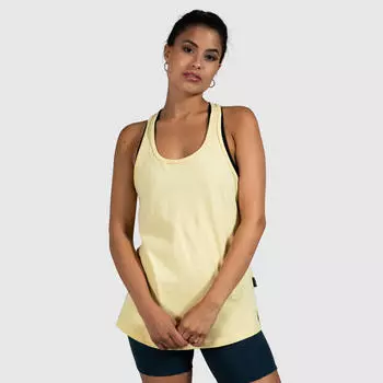 Женская майка Carrissa желтая для спорта и отдыха SMILODOX, цвет gelb