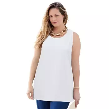 Женская майка Caterinas размера плюс Petite Suprema Catherines, белый