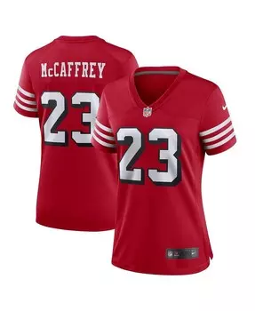 Женская майка Christian McCaffrey Scarlet San Francisco 49ers Alternate Game Player Nike