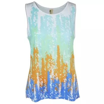 Женская майка Color Wash с разрезом по бокам MCCC Sportswear, белый