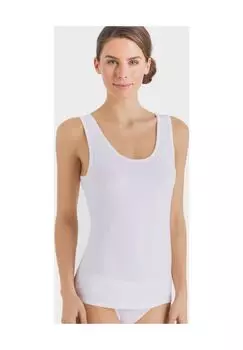 Женская майка Cotton Sensation на широких бретелях HANRO, белый