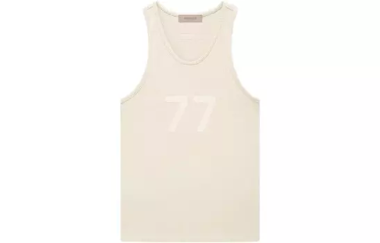 Женская майка цвета яичной скорлупы белого цвета Fear Of God Essentials