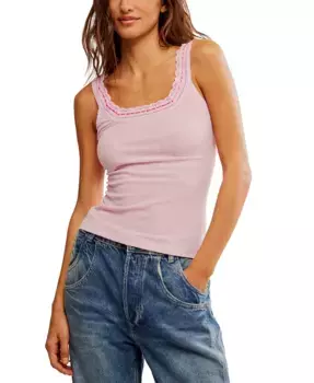 Женская майка для сна Only You с рубчиками Free People, розовый