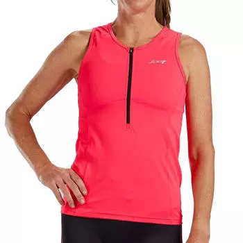 Женская майка для триатлона Triathlon Top - неоновый розовый ZOOT