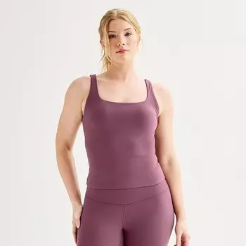 Женская майка FLX Affirmation с квадратным вырезом, цвет Antique Ruby