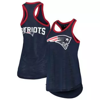 Женская майка G-III 4Her от Carl Banks Navy New England Patriots Tater Tank Top G-III