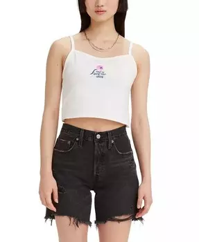 Женская майка Infinite Horizon с графическим рисунком 90-х годов Levi's, белый