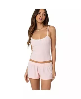 Женская майка Irene Pointelle Edikted, розовый