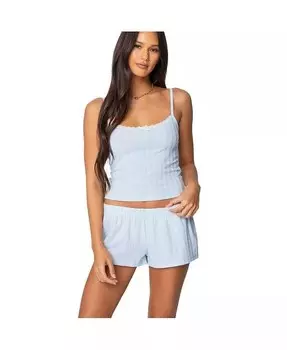 Женская майка Irene Pointelle Edikted, синий