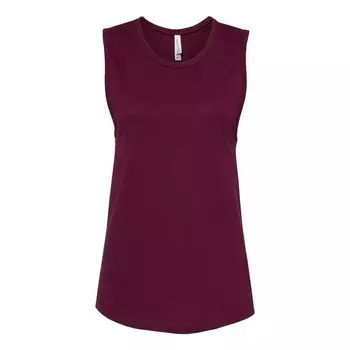 Женская майка из джерси Bella + Canvas с мускулами Bella+Canvas, цвет Maroon
