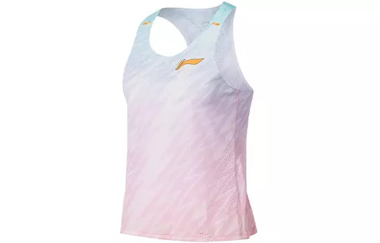 Женская майка из коллекции Running, розовая Lining