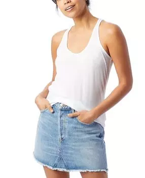 Женская майка из облегающего джерси alternative apparel Macy's, белый