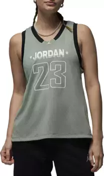 Женская майка Jordan 23 из джерси, цвет Jade Smoke