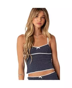 Женская майка Kendall Edikted, темно-синий